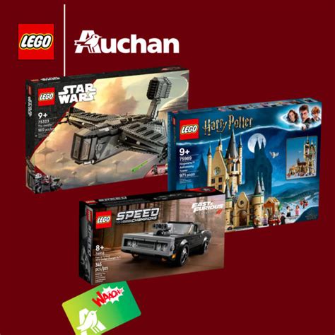 Chez Auchan jusqu à 30 d économie sur une sélection de produits LEGO