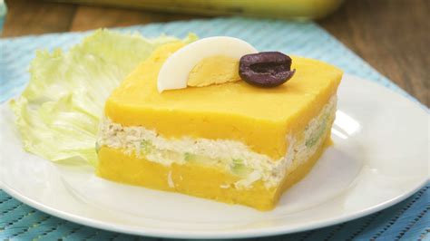 Receta de la causa limeña de pollo Buenazo Recetas peruanas Comida