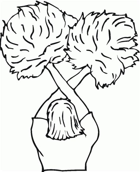 Cheer Megaphone Coloring Pages