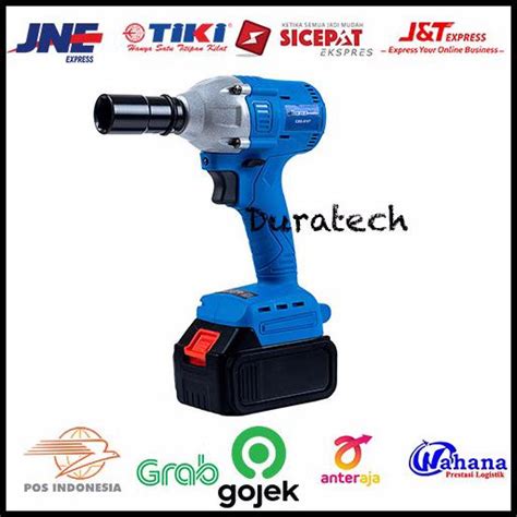 Jual Cordless Impact Wrench 21V Mesin Bor Pembuka Baut 21 V Bor