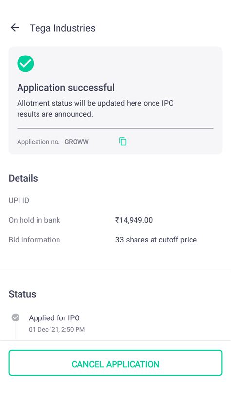 Tega Industries IPO Allotment Status Link Date