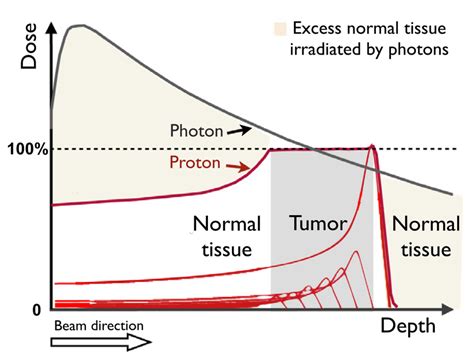 Energy Deposition As A Function Of Penetration Depth For Photons And