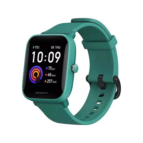 Smartwatch Amazfit Basic Bip U Malla Green De Caucho De Silicona A2017 ...