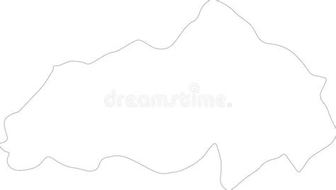 berea lesotho outline map stock illustration illustration  area