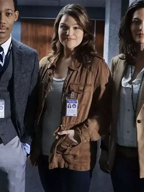 Annie Funke Criminal Minds Beyond Borders Brown Jacket