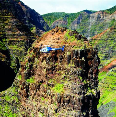 Waimea Canyon by Air - Hawaii Pictures