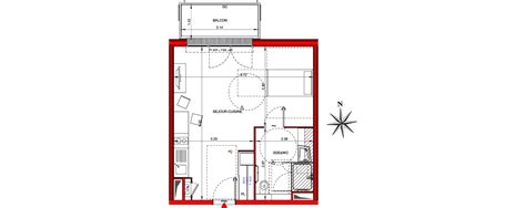 Appartement T1 Meublé De 3480 M2 2ème étage N Les Arilles Ifs Ref 034