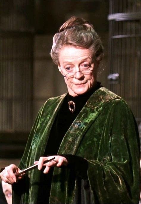 Maggie Smith As Professor Minverva Mcgonagall Harry Potter Series