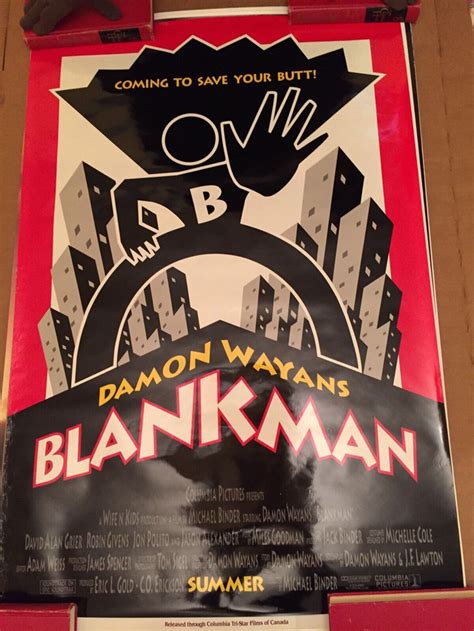 Blankman Original Movie Theatre Poster | Arts & Collectibles | Calgary ...