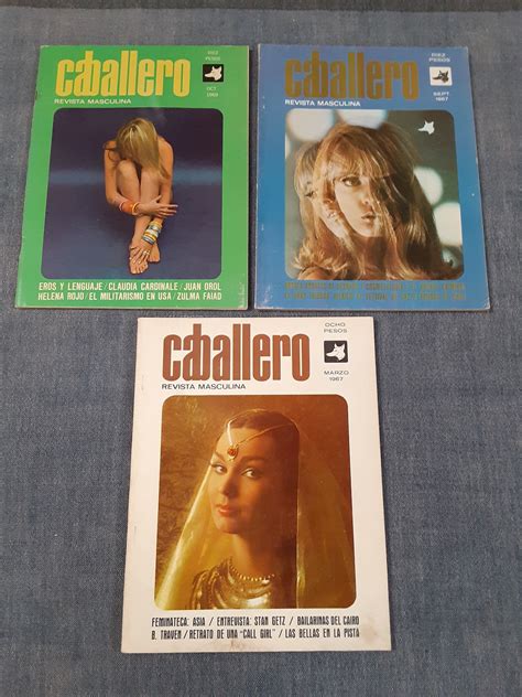 7 Vintage Caballero Mexican Adult Magazines Nov 1966 Mar And Etsy