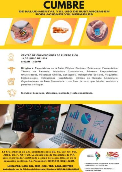 ASSMCA Celebra Cumbre De Salud Mental Y Uso De Sustancias En