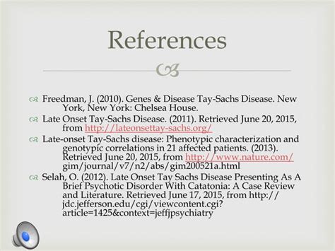 Adult Late Onset Tay Sachs Disease Ppt