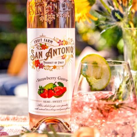 San Antonio Fruit Farm Strawberry Guava Italian Rose Wine 750 Ml Kroger