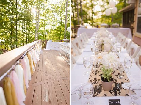 Maggie Shahul S Intimate Lakeside Backyard Wedding In Virginia