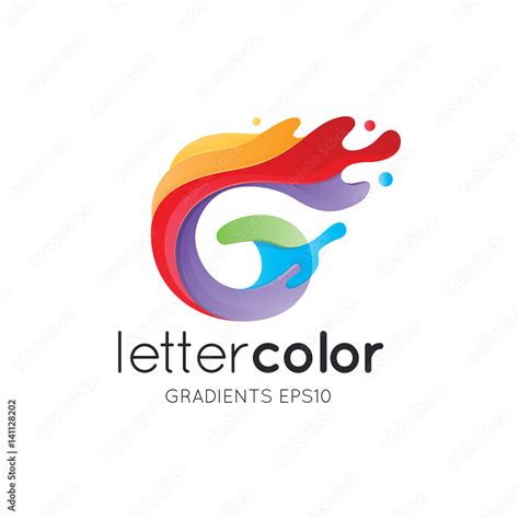 Colorful Letter G Logo Template Stock Vector | Adobe Stock