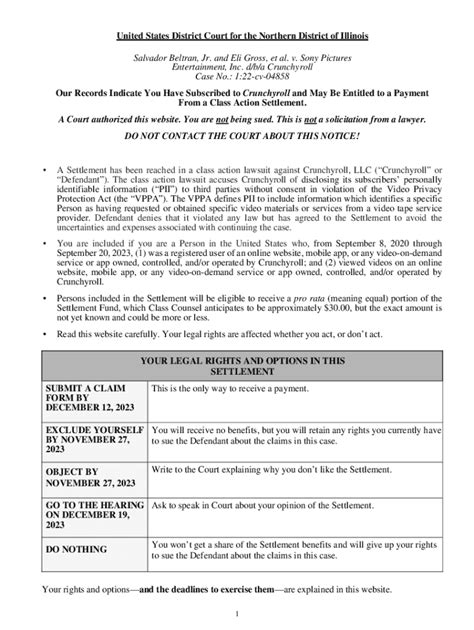 Fillable Online Beltran V Sony Long Form Notice Final V1 Docx Fax