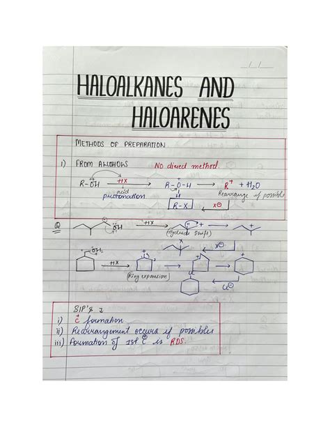 SOLUTION Haloalkanes And Haloarenes Class 12 Cbse Studypool