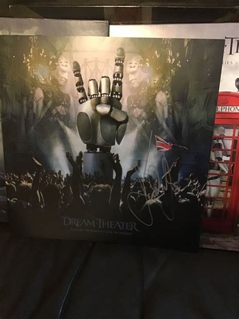 Vinyl Records Dream Theater Distant Memories Live In London Signed