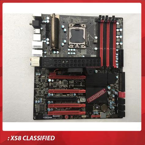 Placa Base De Servidor Para EVGA Para X58 Clasificado 141 BL E760 A1