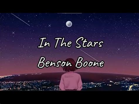 Benson Boone In The Stars Lyrics Youtube