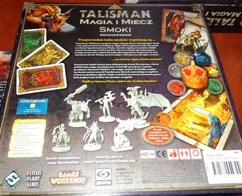 Talisman Magia i Miecz Smoki Kraina Ognia Gra planszowa Poznań