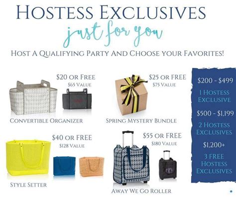 Hostess Exclusives Thirty One Gifts Hostess Thirty One Business