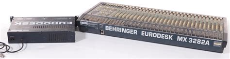 Behringer Eurodesk MX3282A Sound Mixing Board With 150 Watt Power ...