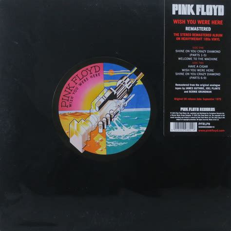 Pink Floyd Wish You Were Here Remastered 180g Vinyl Lp Goldmine Records