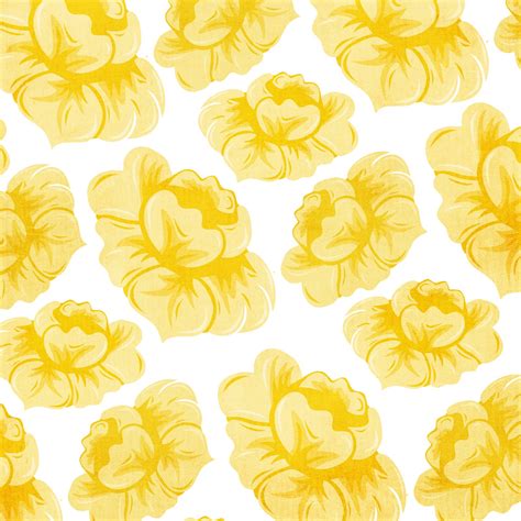 Scrapbook Pieces Yellow Flowers Paper