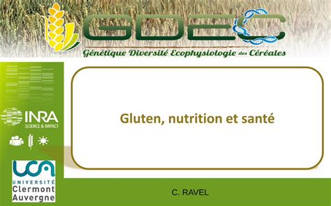 PDF Gluten nutrition et santé gnis fr 04 Apports du blé Et des