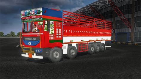 Released Ashok Leyland Truck Mod In Bus Simulator Indonesia Bussid