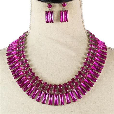 Crystal Necklace Set Ddflimport Wholesale Fashion Jewelry