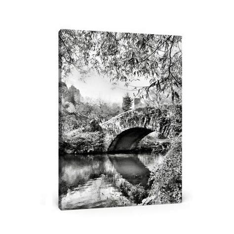 Leinwandbild Br Cke Im Central Park Im Herbst East Urban Home Gr E