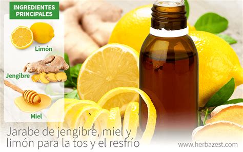 Jarabe De Jengibre Miel Y Limón Herbazest