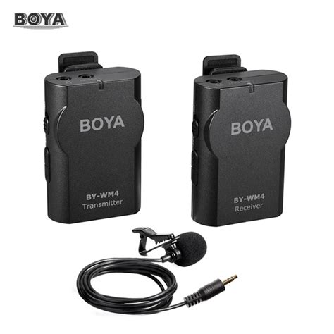 DIGITALFOTO BOYA BY WM4 Wireless Lavalier DSLR Video camera Smartphone ...