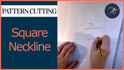 How To Adapt A Block Pattern To Create A Square Neckline Youtube