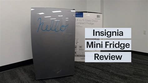 Insignia Mini Fridge With Glass Door Review Youtube