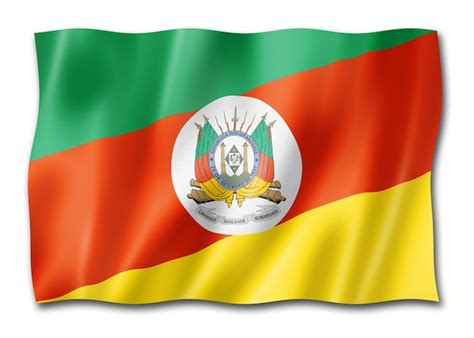 Bandeira do estado do Rio Grande do Sul Brasil | Foto Premium