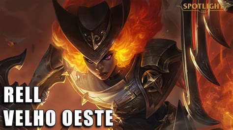 Rell Velho Oeste Skin Spotlight Completo YouTube