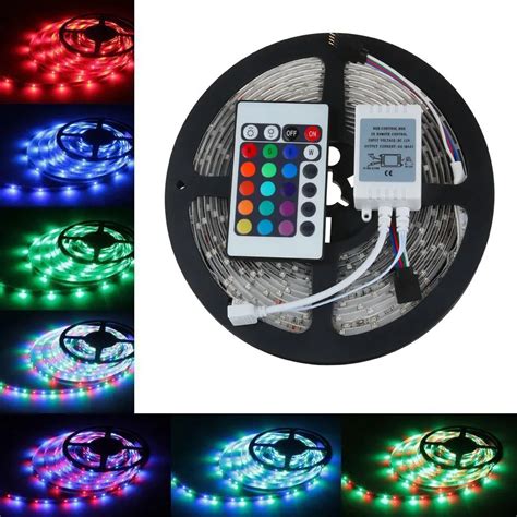 5m Rgb Led Strip 2835 Waterproof Ip65 Fexblie Light Dc 12v Fite De And