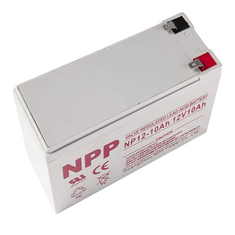 NPP NP12 10Ah Rechargeable 12V10Ah SLA Scooter Battery F2 Style Terminals