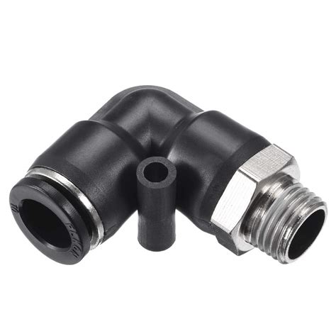 Uxcell Push To Connect Tube Fitting Male Elbow 10mm Tube Od