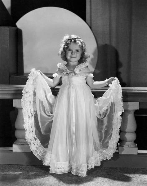 Download Shirley Temple In A White Dress Wallpaper