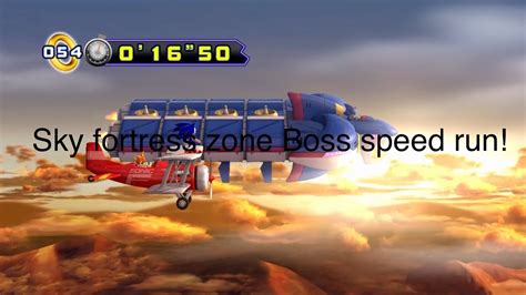 Sky Fortress Zone Boss Speed Run 10910 Sonic 4 Episode 2 YouTube