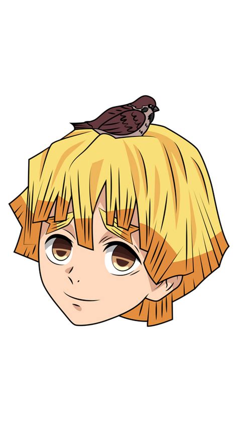 Zenitsu Agatsuma Demon Slayer Transparent Png