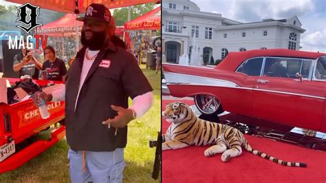 Rick Ross Shows All His Whips At 1st Annual Car Show YouTube