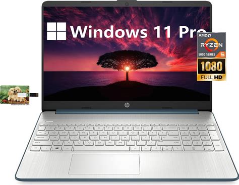 HP 15 Business Laptop Computer AMD Ryzen 5 5500U 15 6 FHD Display