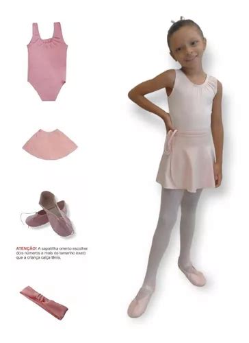 Kit Ballet Collant Saia Faixa E Sapatilha MercadoLivre