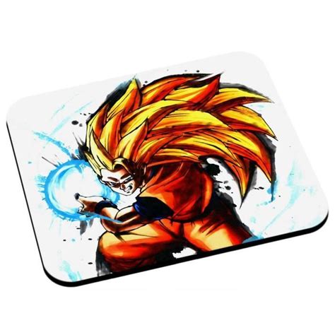 Tapis De Souris Sangoku Super Saiyan Mode Goku Kameha Dragon Ball Z