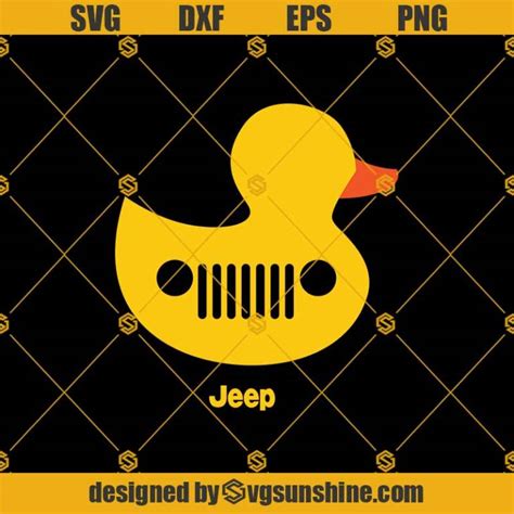 Duck Duck Jeep Grille Svg, Duck Svg, Jeep Svg - Svgsunshine